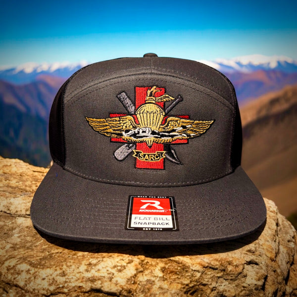 SARC 5 Panel Flat Brim Trucker Cap