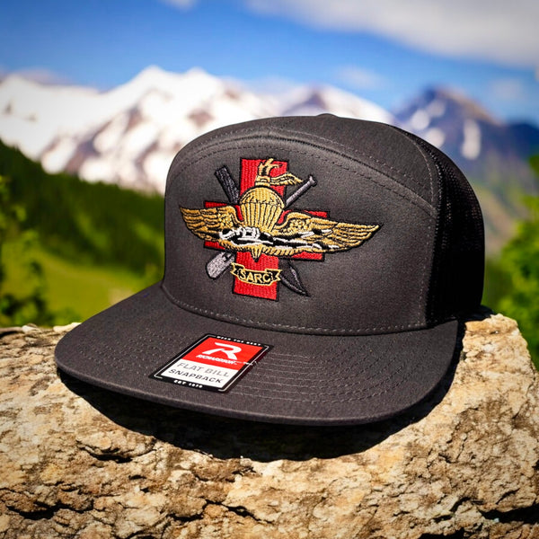 SARC 5 Panel Flat Brim Trucker Cap