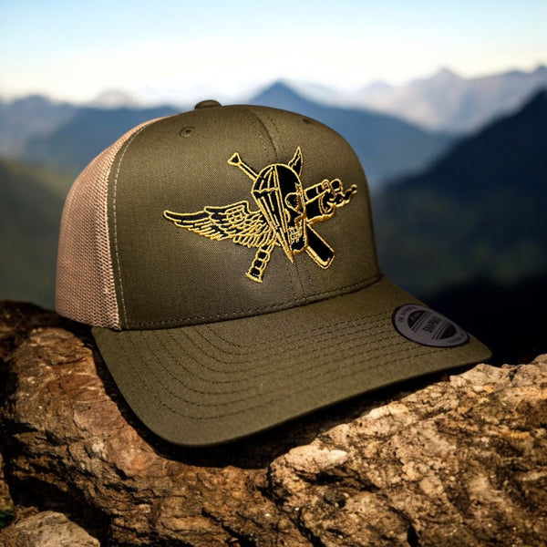 OD and Tan Recon Jack Trucker Cap