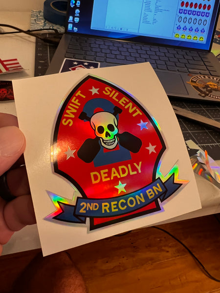 Holographic Recon Battalion Stickers