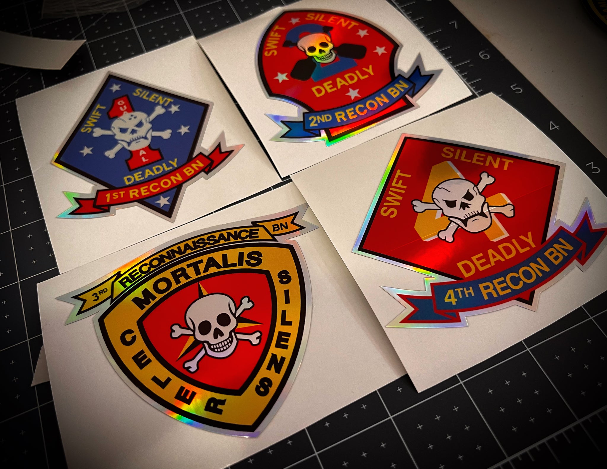 Holographic Recon Battalion Stickers