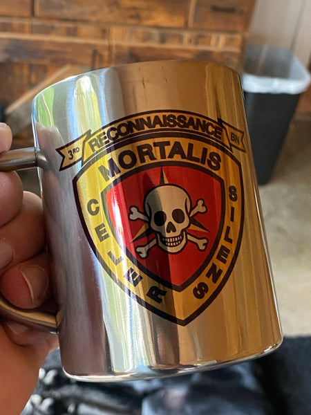 Recon Battalion, Raider, SARC, BDC Stainless Steel Double Walled Mugs