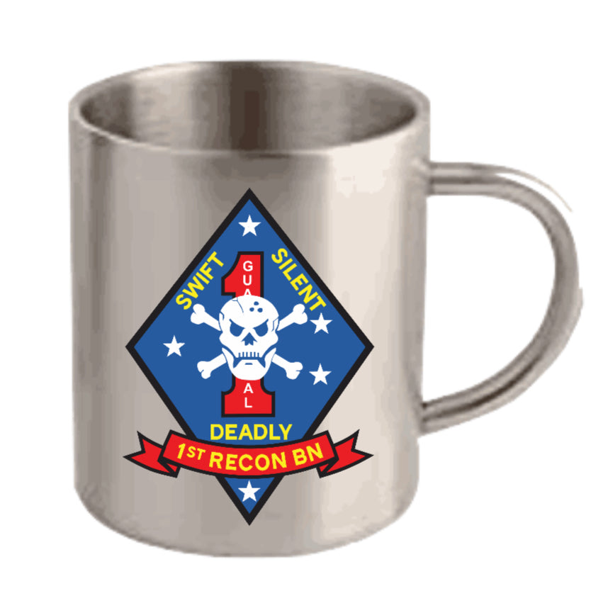 Recon Battalion, Raider, SARC, BDC Stainless Steel Double Walled Mugs