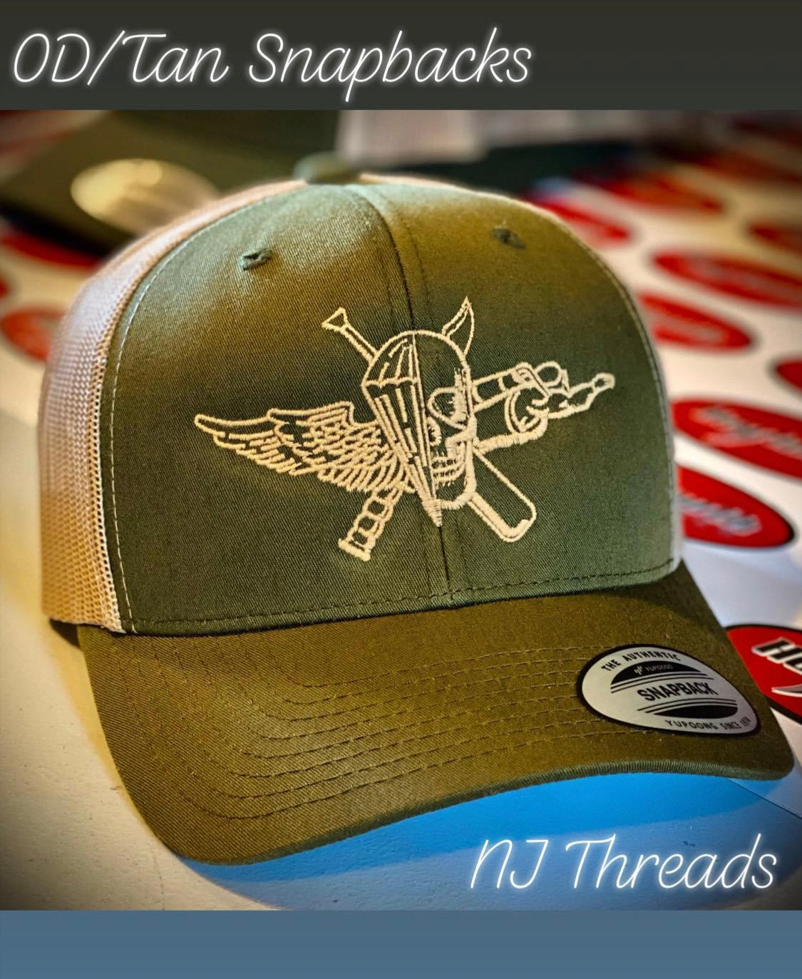 OD and Tan Recon Jack Trucker Cap