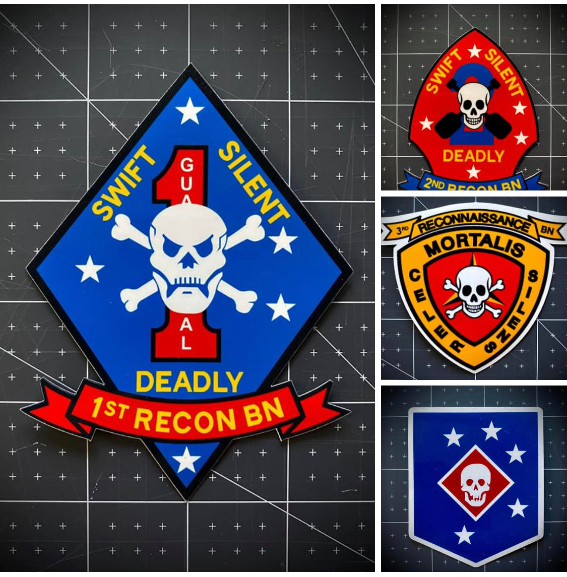 Recon Battalion Stickers