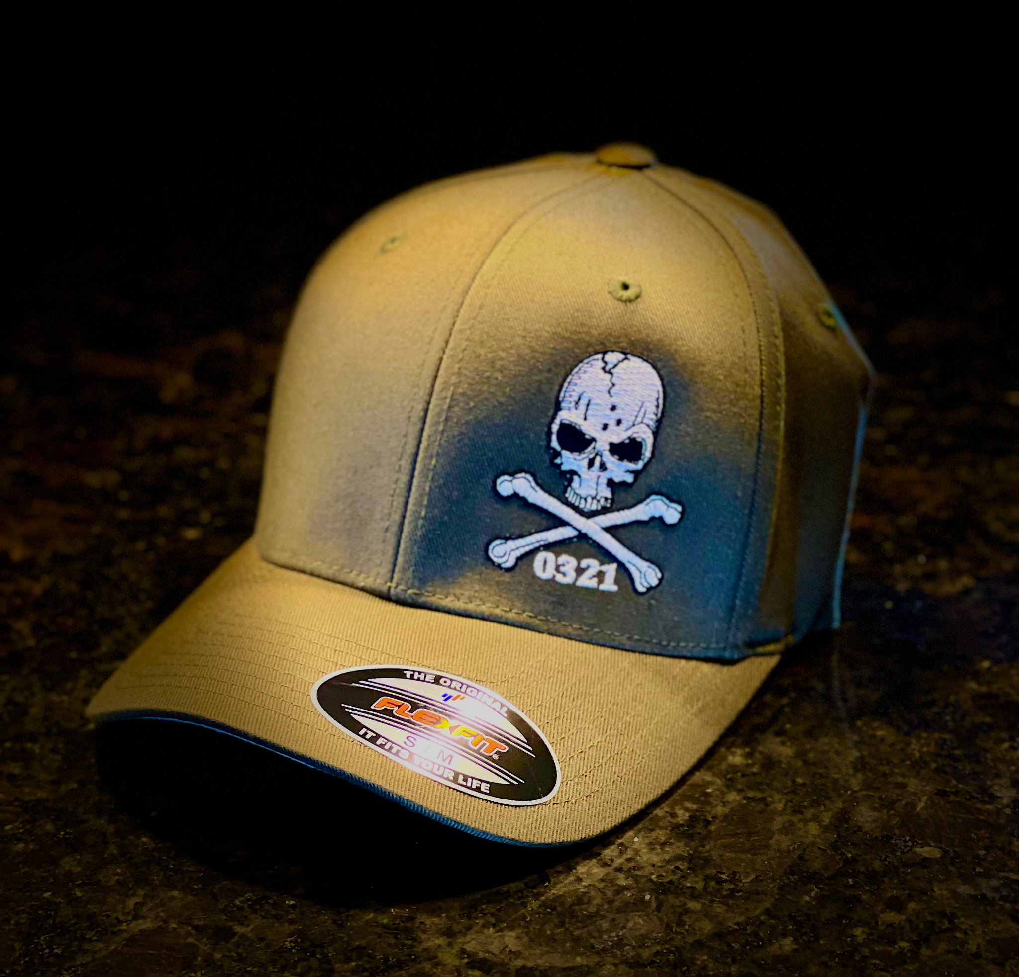 0321 Skull Flexfit Cap